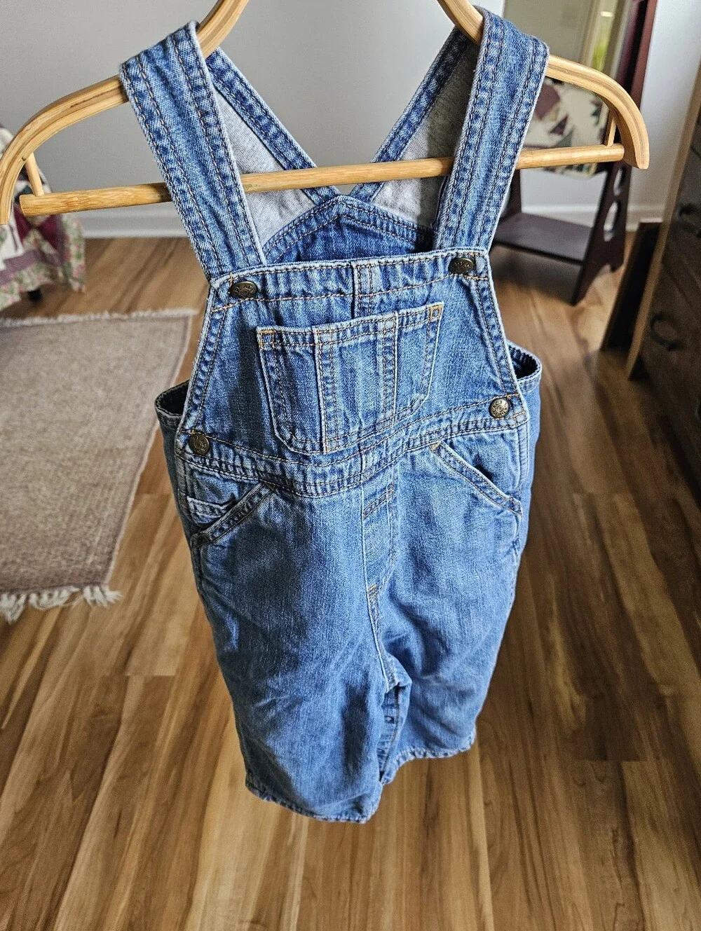Vintage Overalls With Soft Lining